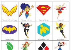Superhero girls bingo Superhelden bingo
